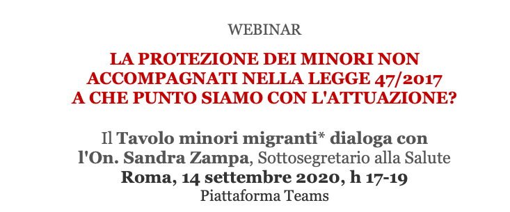 La protezione dei minori non accompagnati nella legge 47/2017. A che punto siamo con l'attuazione? 